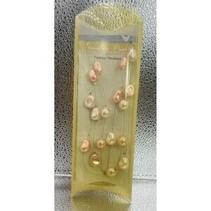 Timeless Pearls Collection- Floating Necklace Vintage